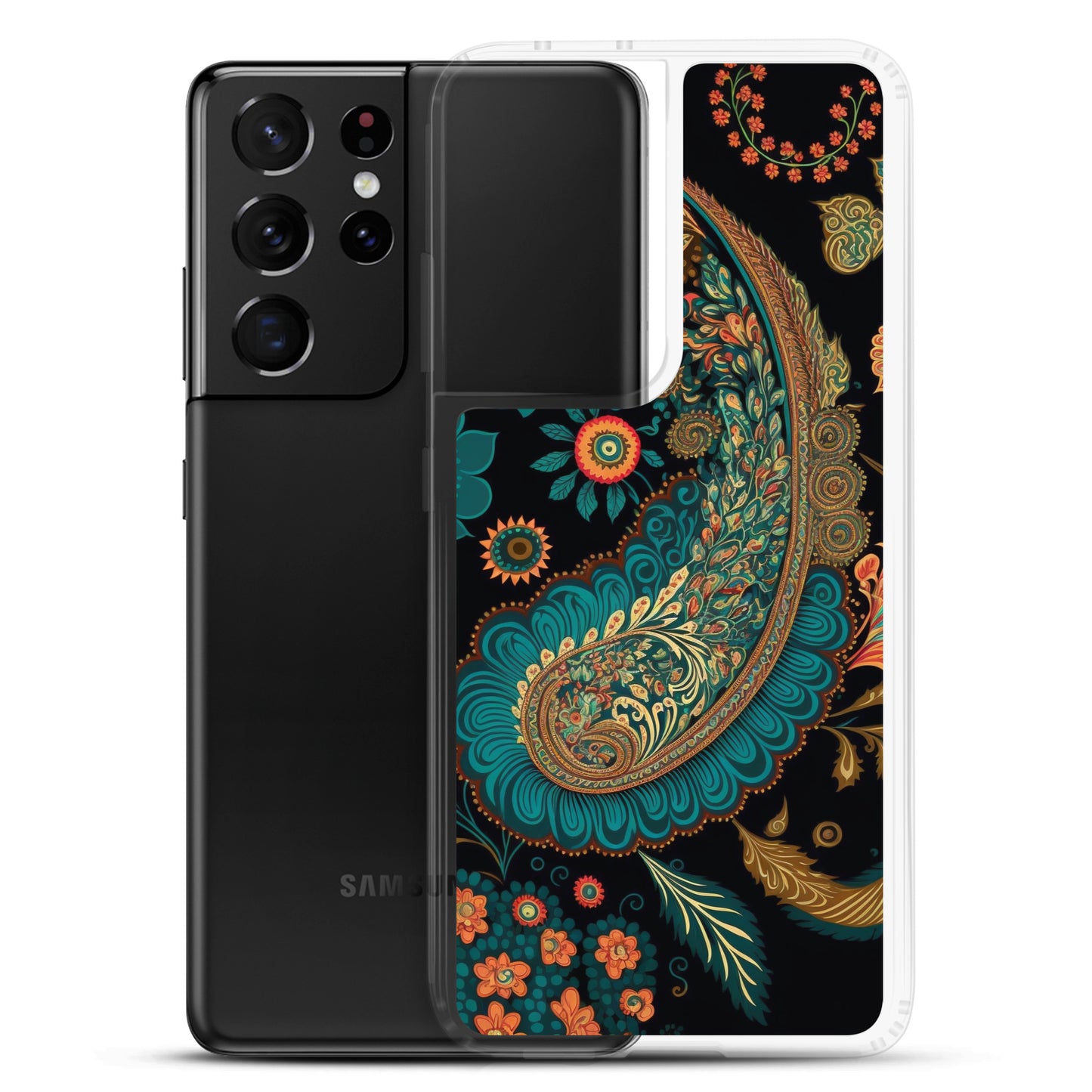 Samsung Case - Paisley Feather