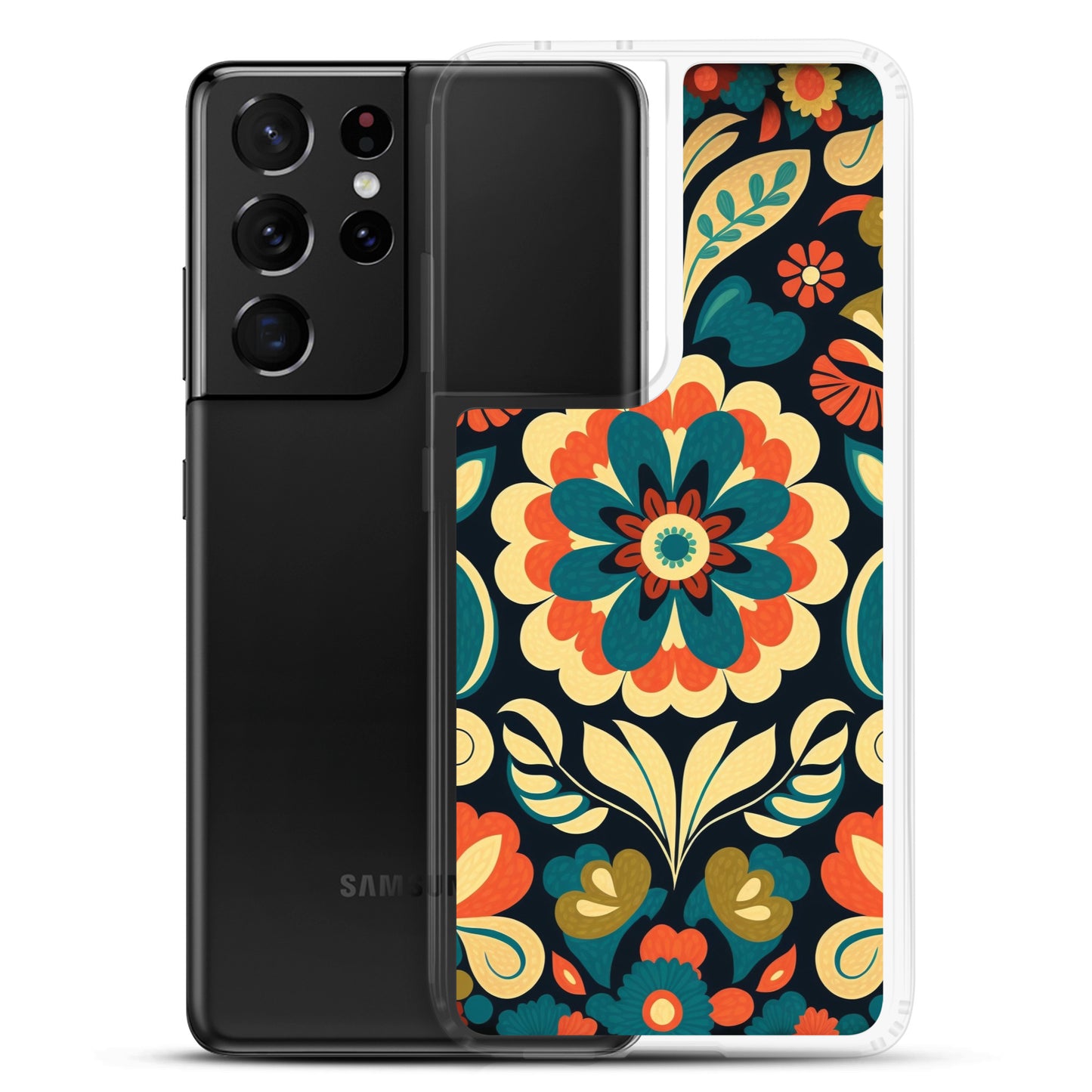 Samsung Case - Bright Floral Pattern