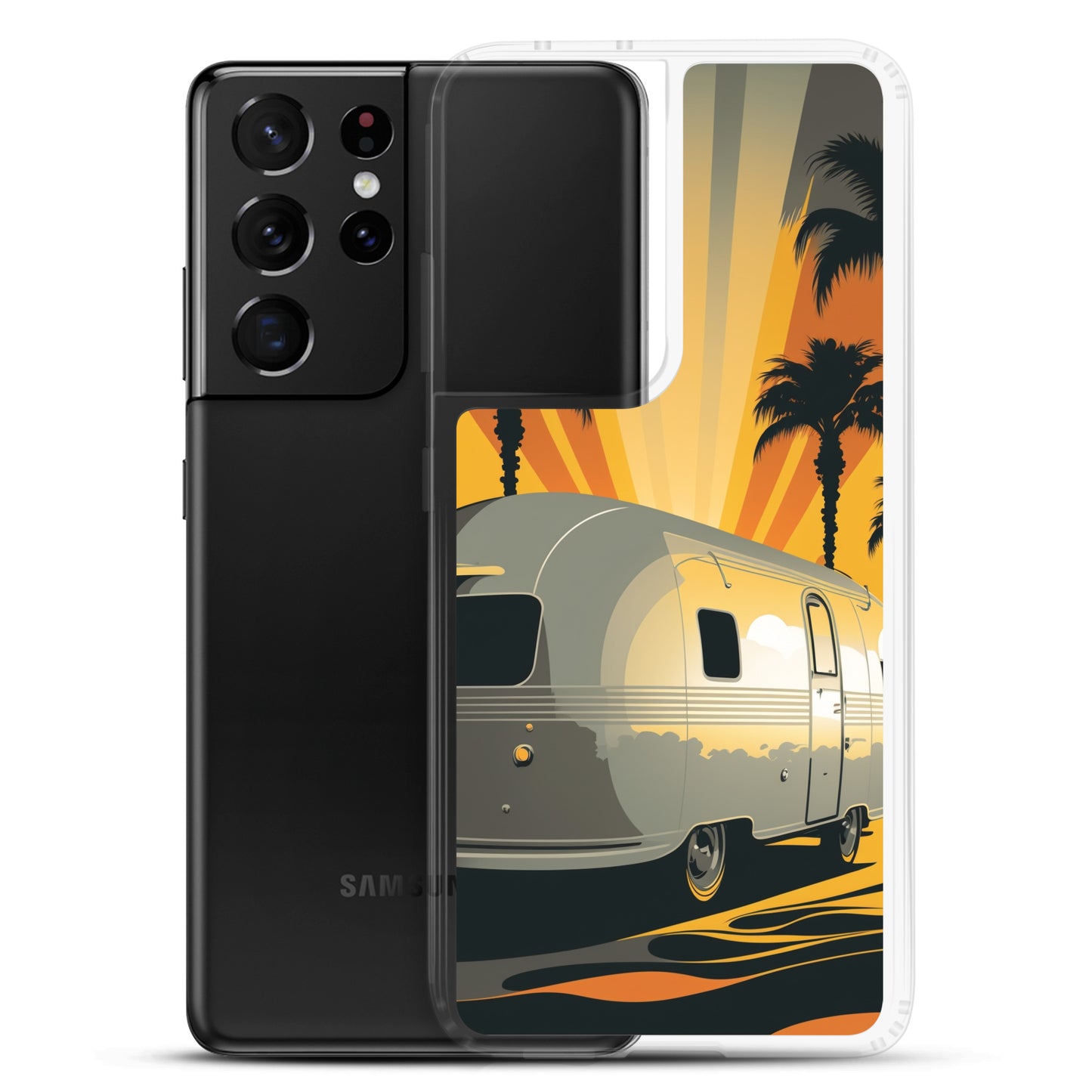 Samsung Case - Sunset Rays and Camper