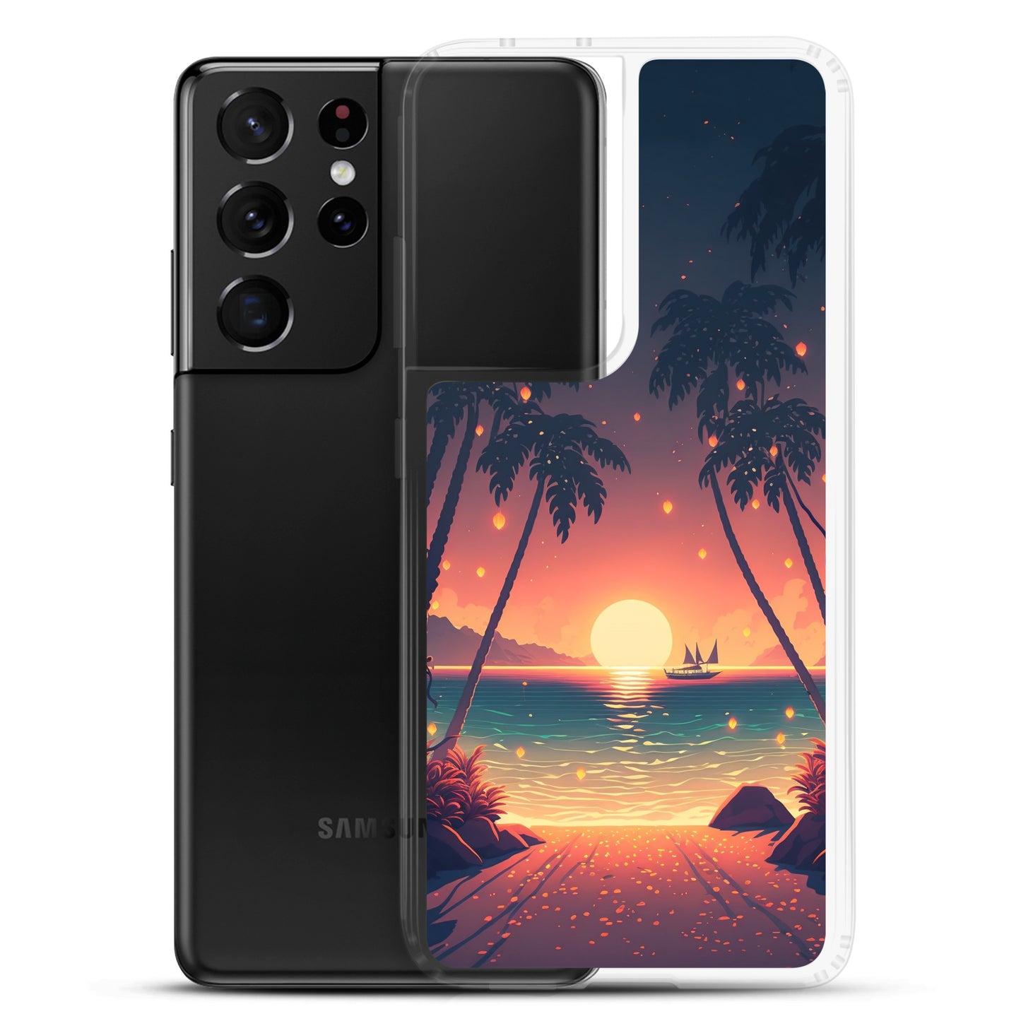 Samsung Case - Dancing Lights at Sunset