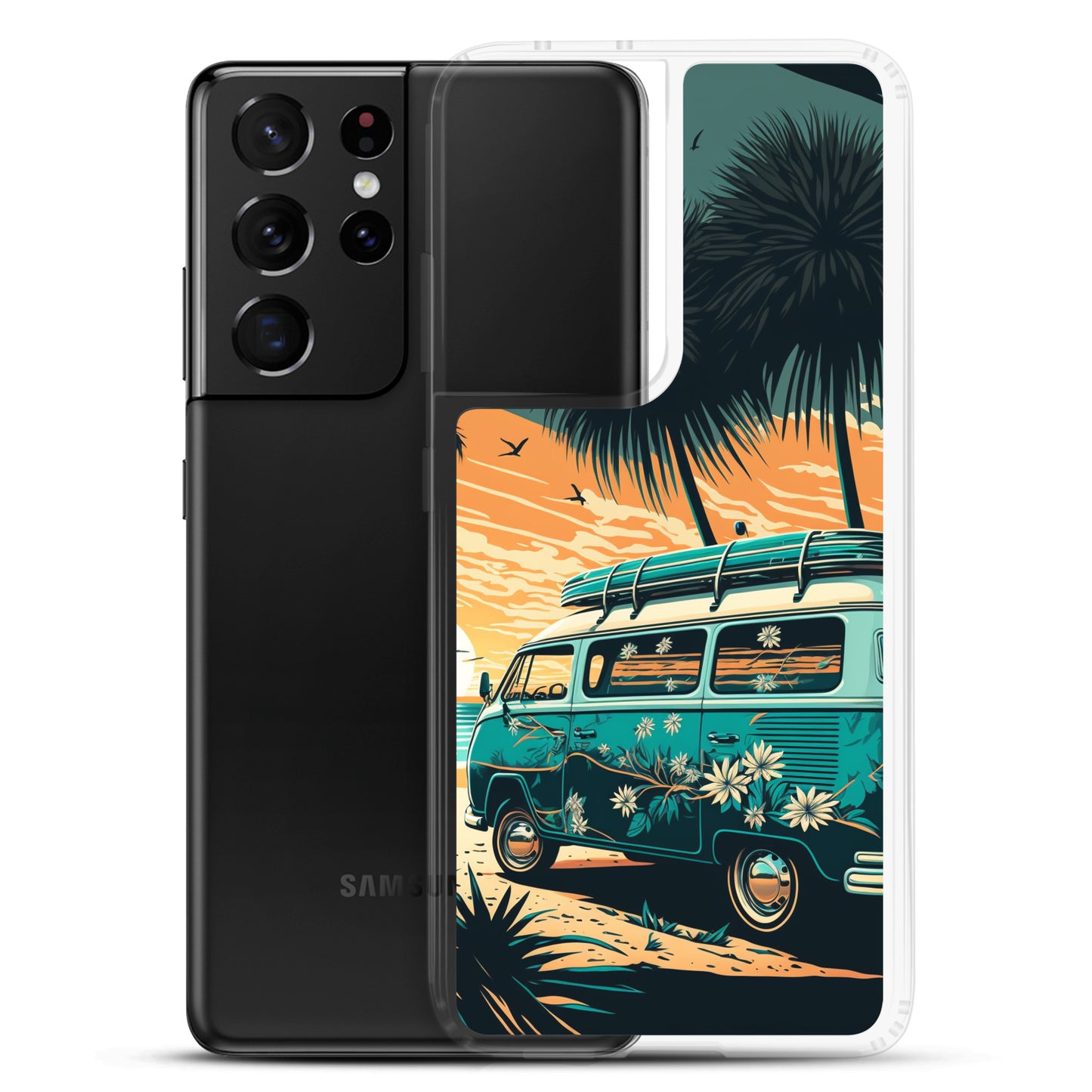 Samsung Case - Flower Surf Camper