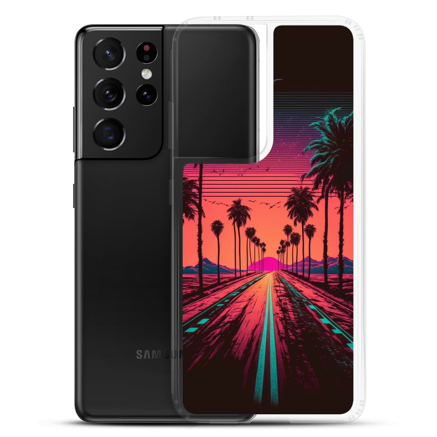 Samsung Case - Synthwave Open Road