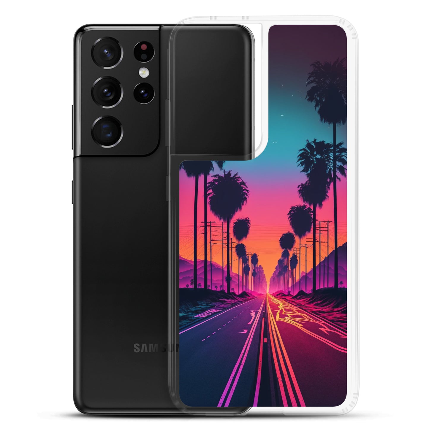 Samsung Case - Synthwave Highway West