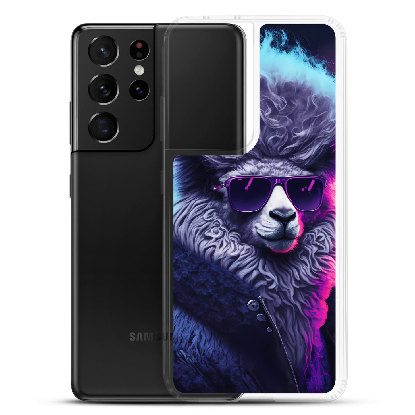 Samsung Case - Synthwave Punk Llama