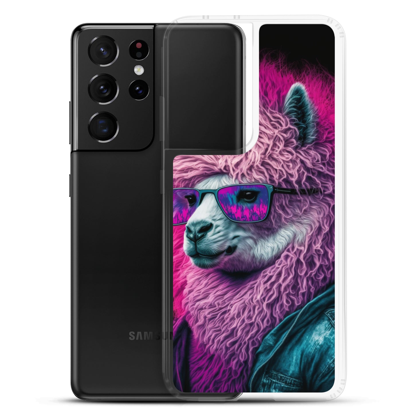 Samsung Case - Synthwave Smooth Llama