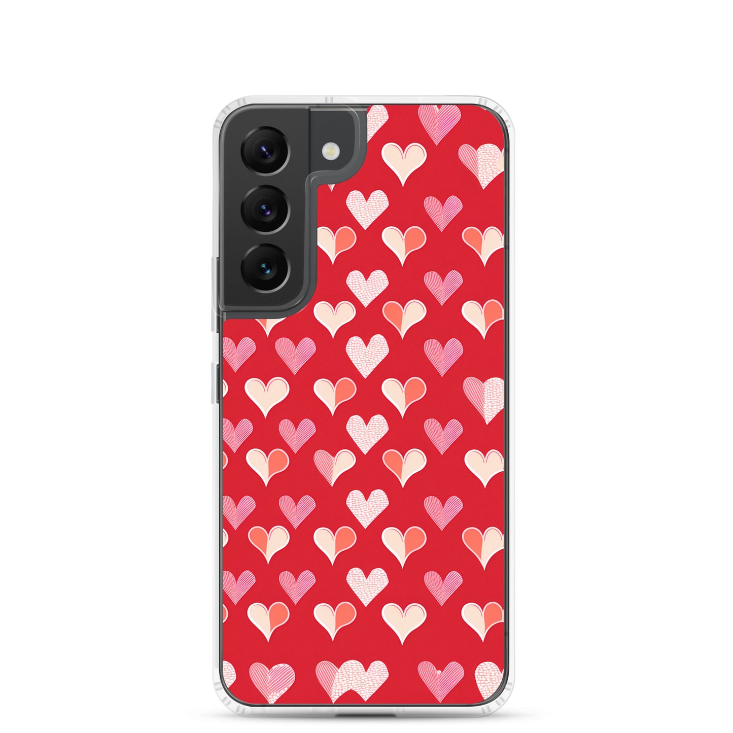 Samsung Case - Red and Pink Hearts