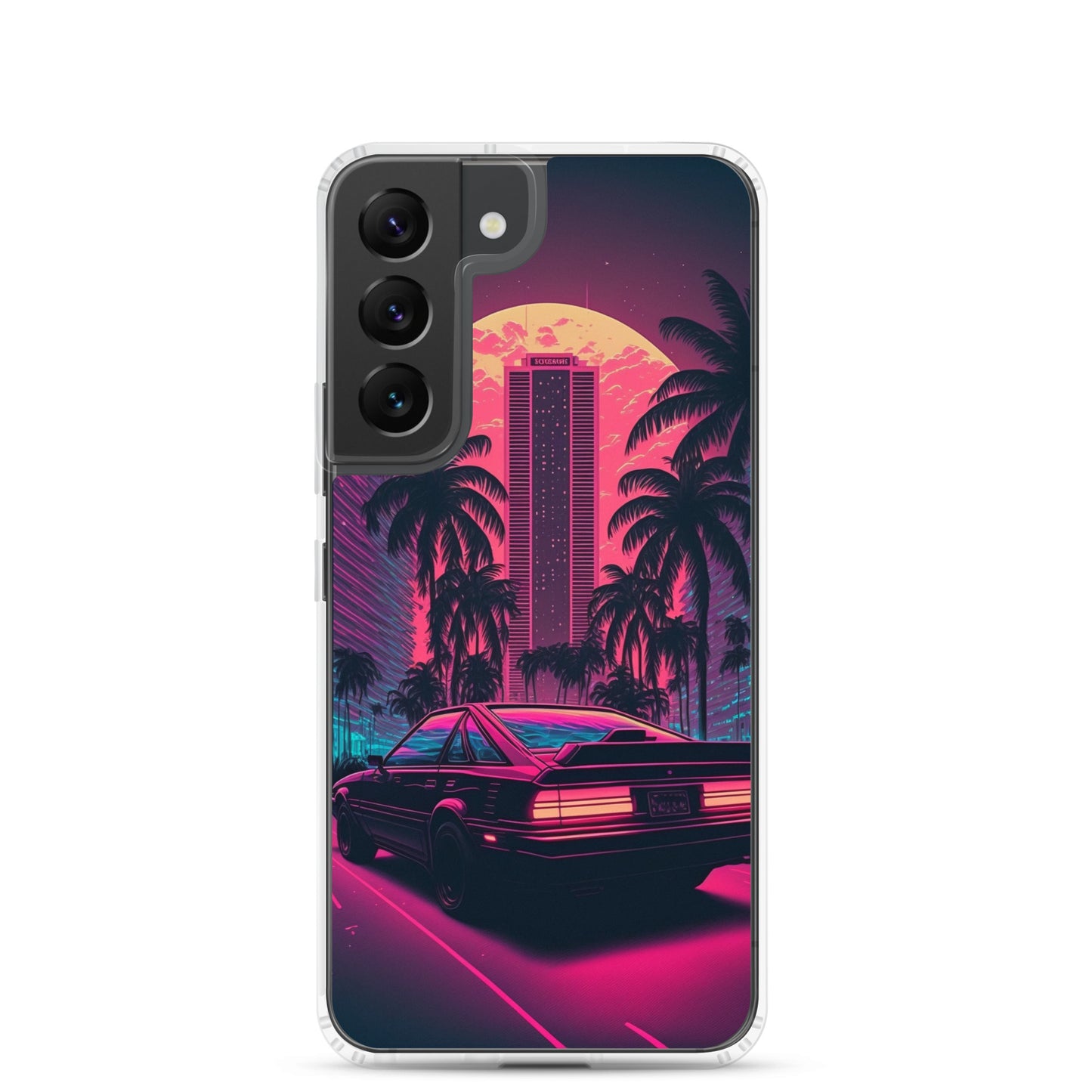 Samsung Case - Synthwave Miami Night