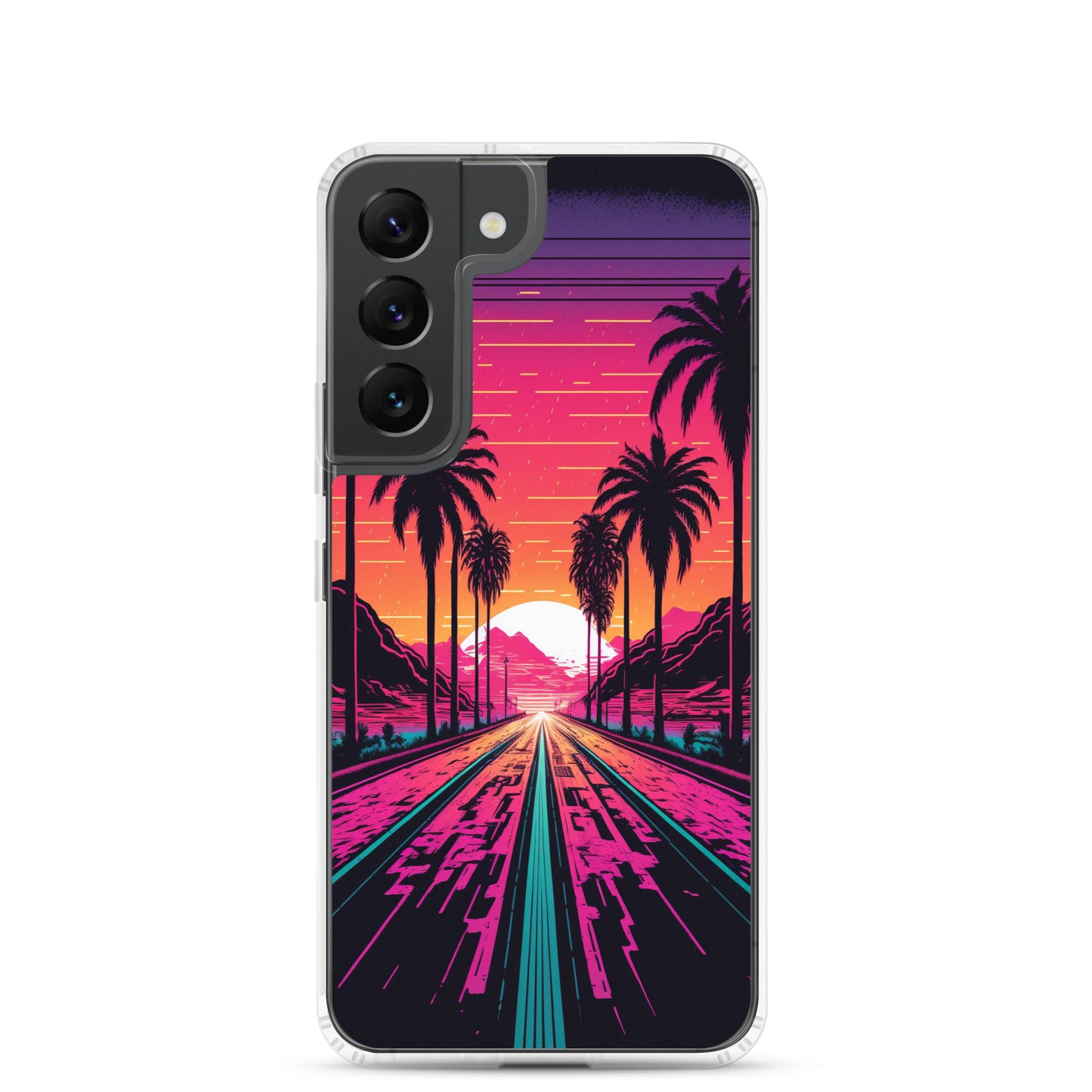 Samsung Case - Synthwave Digital Highway