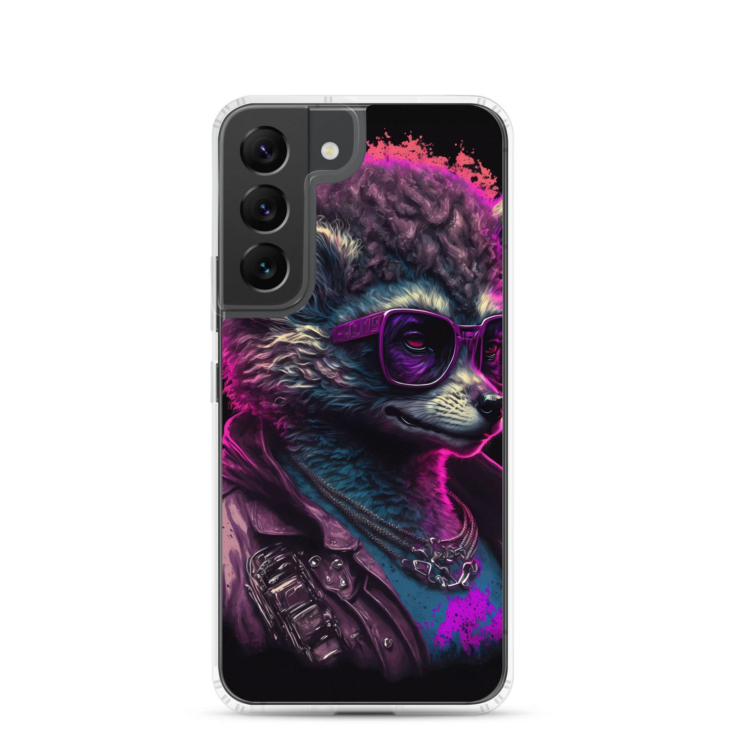 Samsung Case - Synthwave Leather Llama