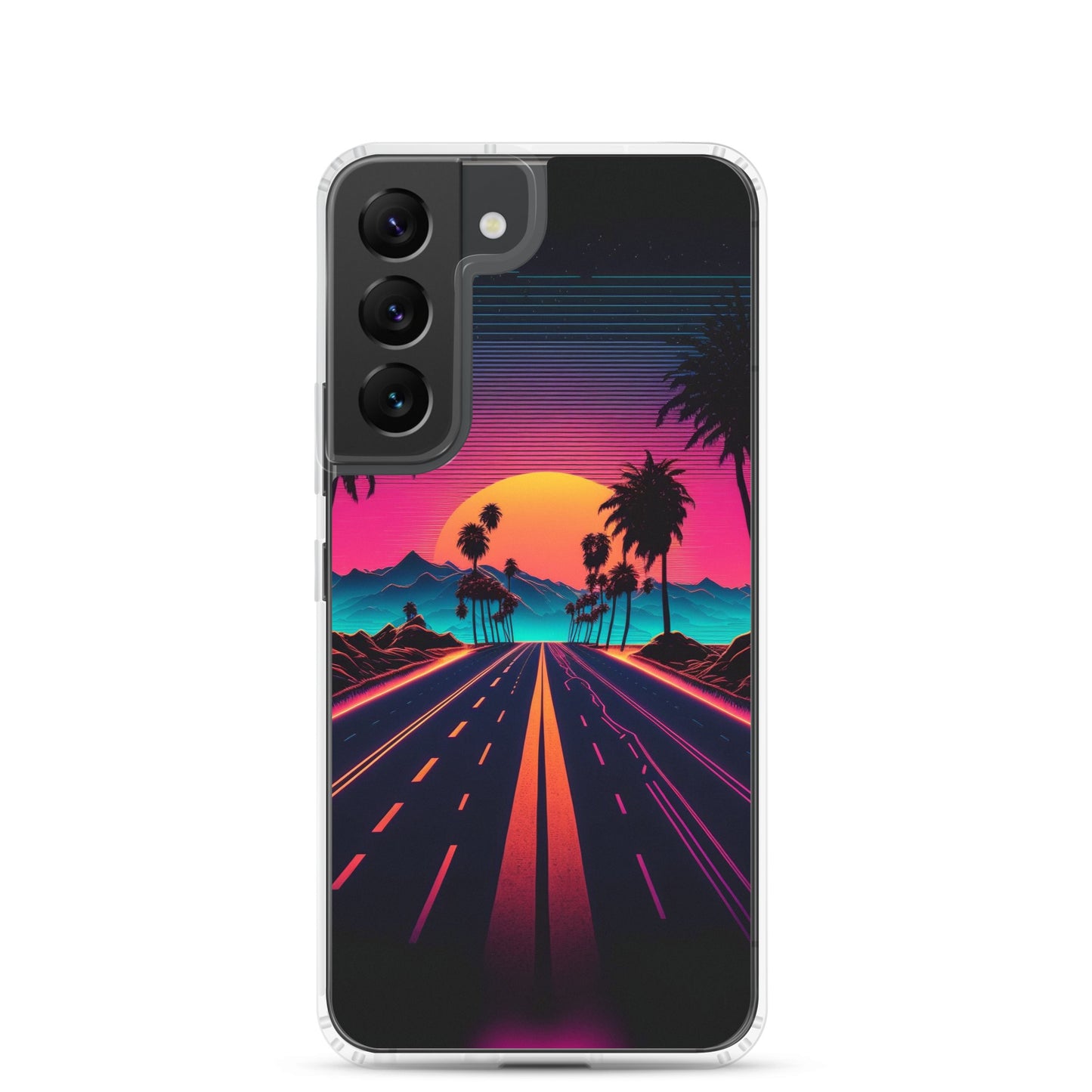 Samsung Case - Synthwave Purple Sunset