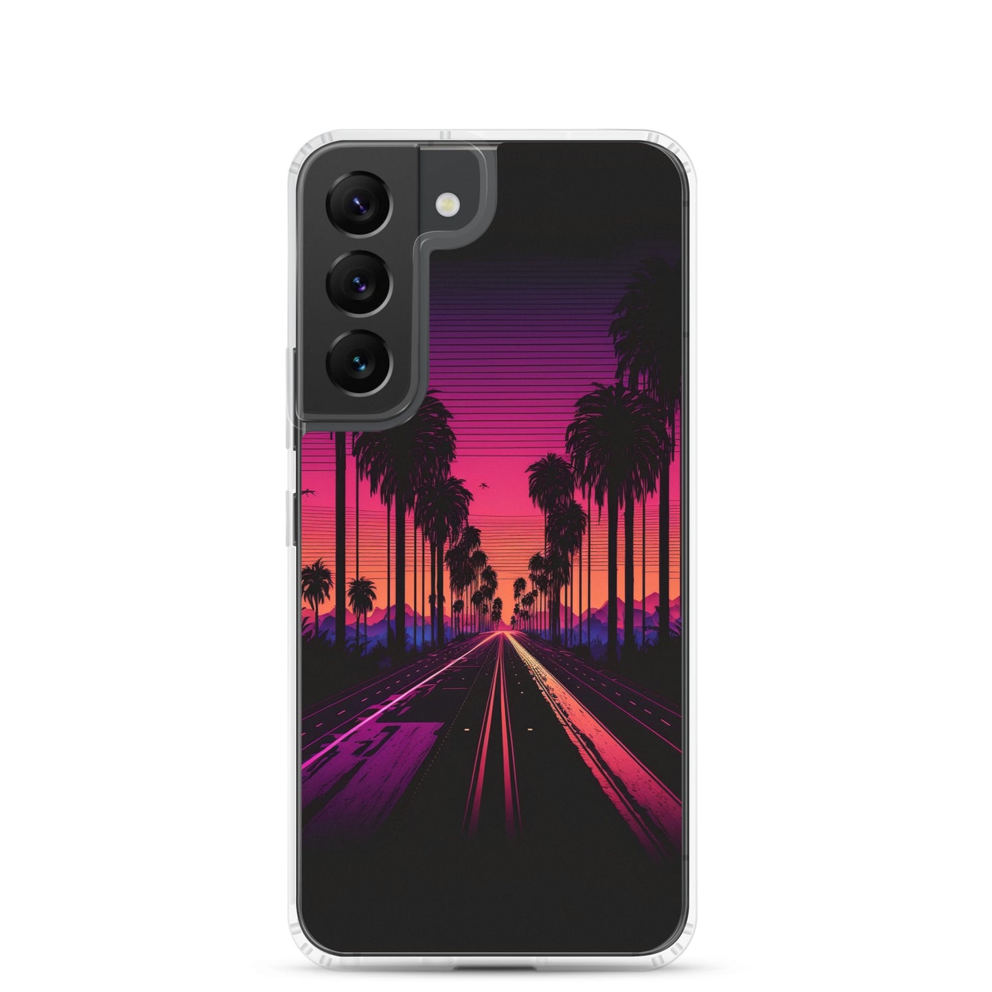 Samsung Case - Synthwave Palm Highway