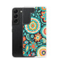 Samsung Case - Turquoise Floral