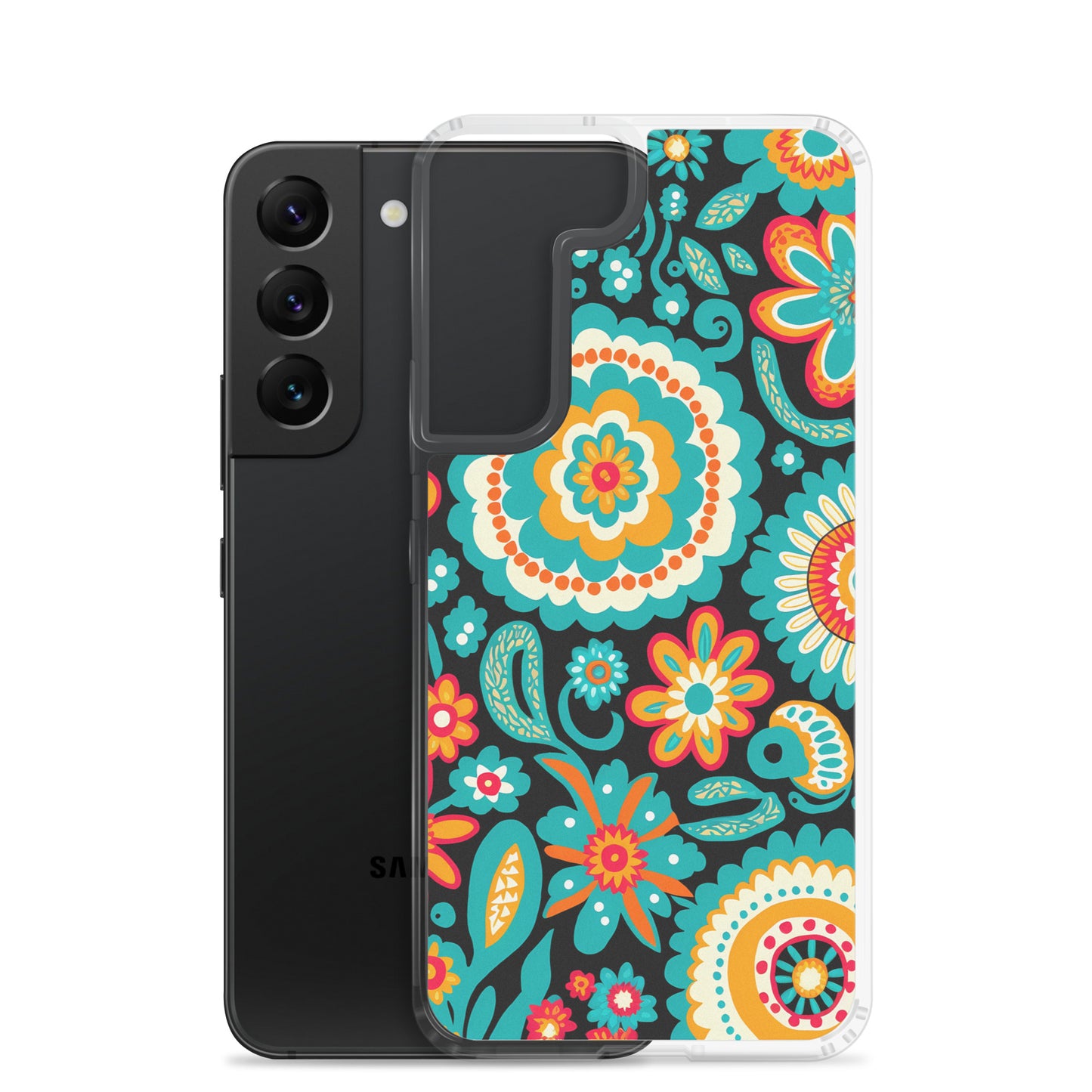 Samsung Case - Turquoise Floral