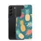 Samsung Case - Pineapples on Aqua