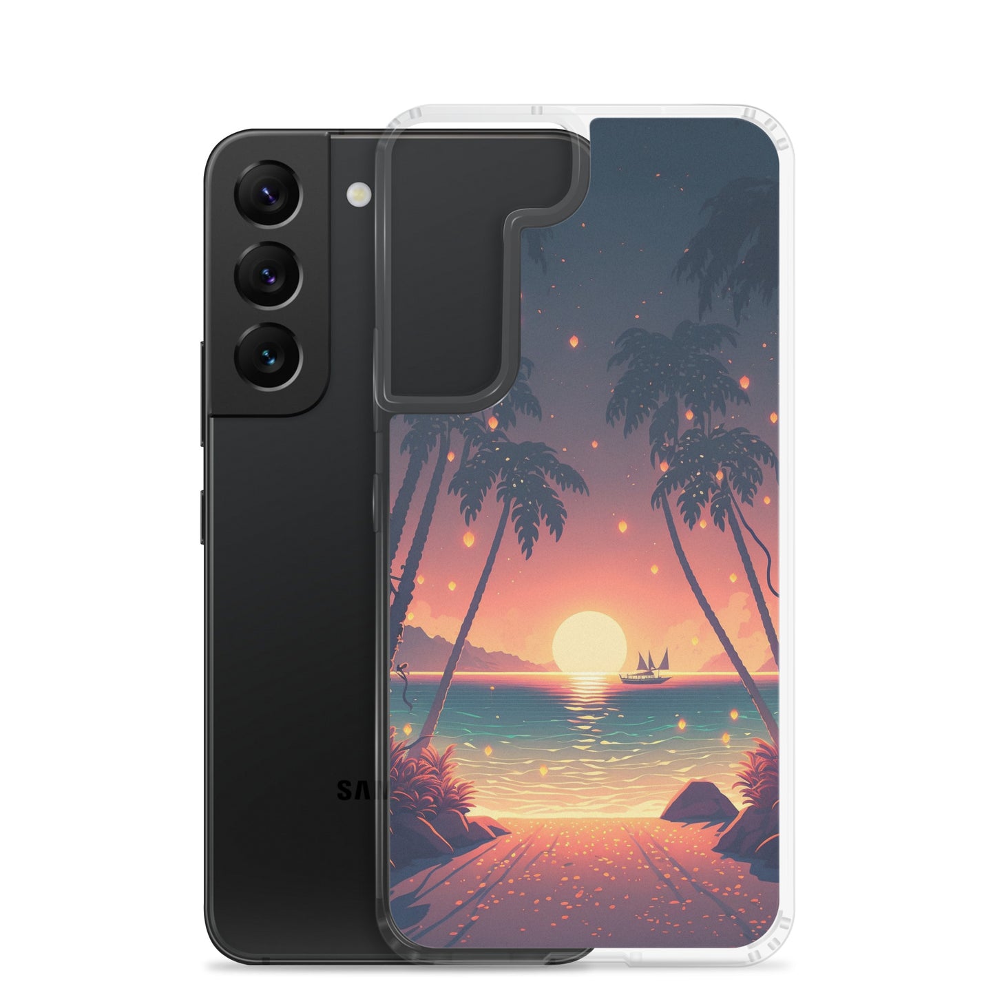 Samsung Case - Dancing Lights at Sunset