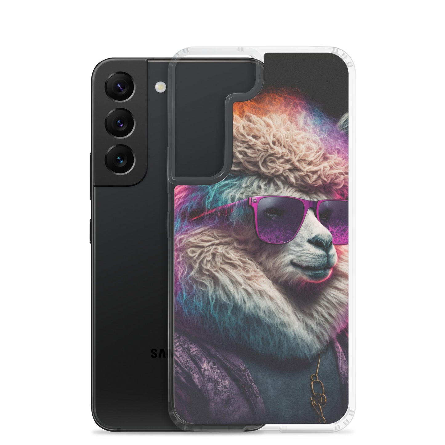 Samsung Case - Synthwave Cool Llama