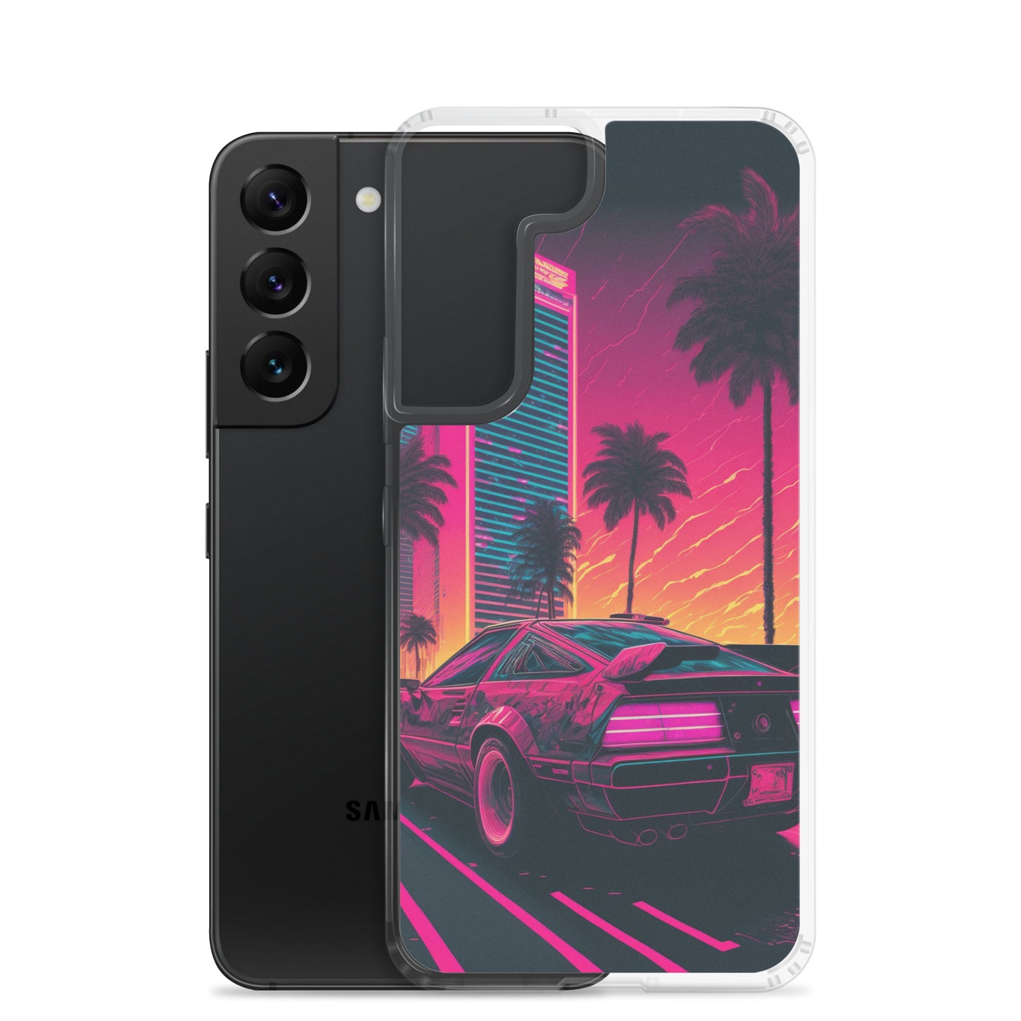 Samsung Case - Synthwave City Streets