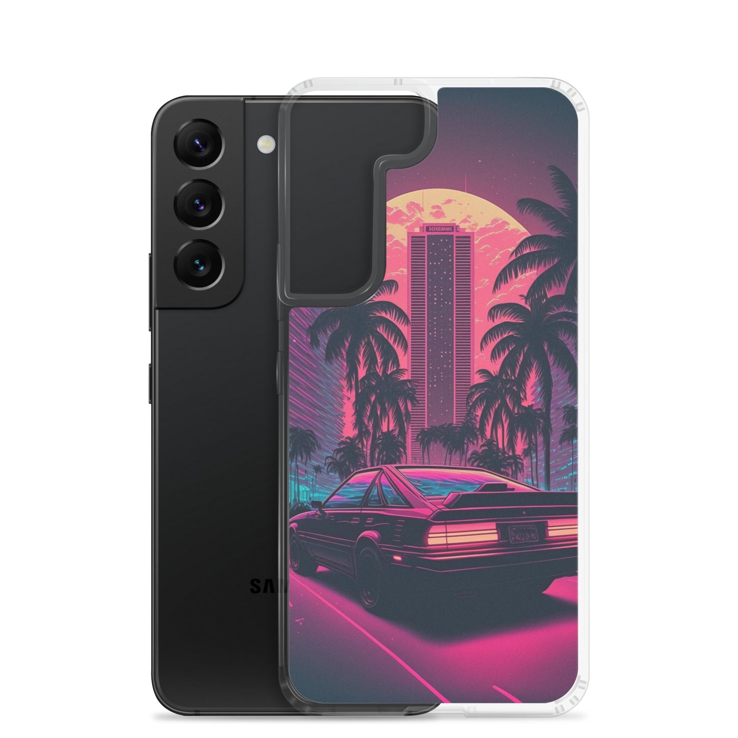Samsung Case - Synthwave Miami Night