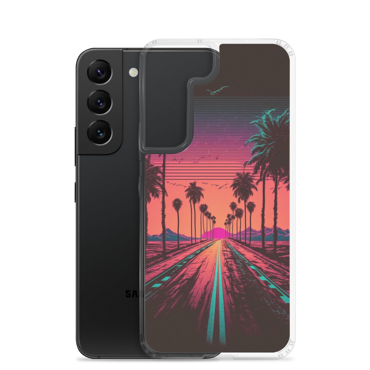 Samsung Case - Synthwave Open Road