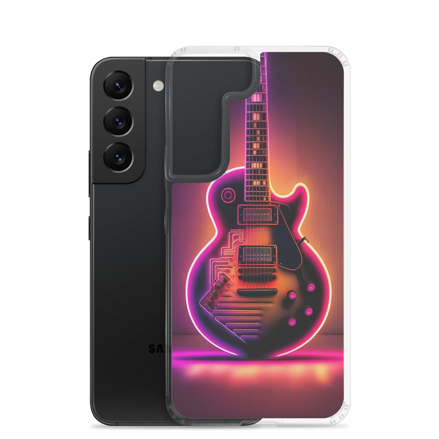 Samsung Case - Synthwave Electric Guitar