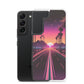 Samsung Case - Synthwave Mountain Sunset Highway