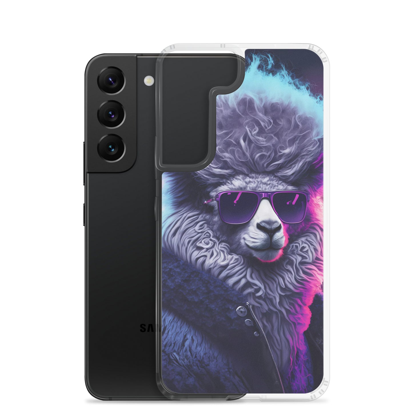 Samsung Case - Synthwave Punk Llama
