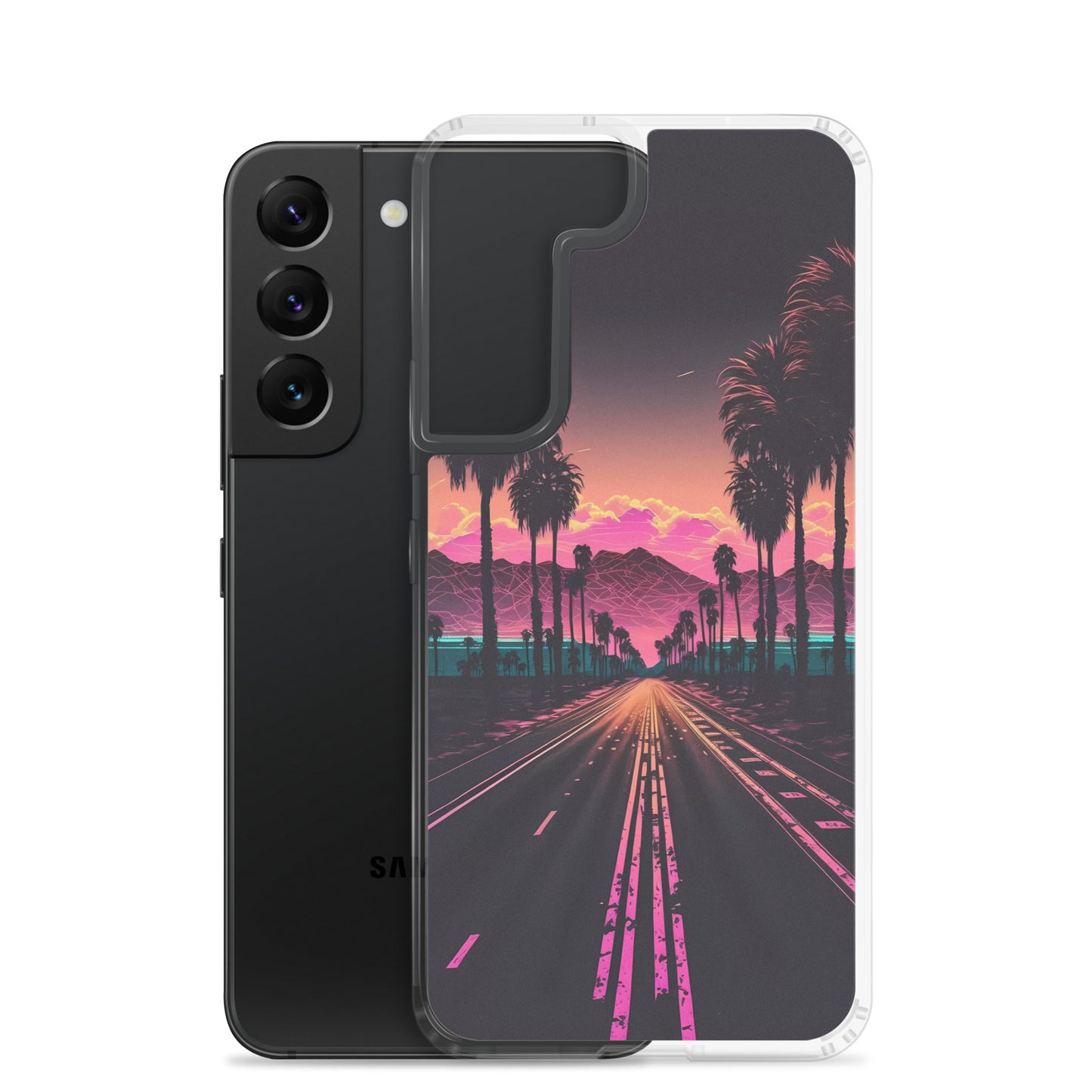 Samsung Case - Synthwave Highway