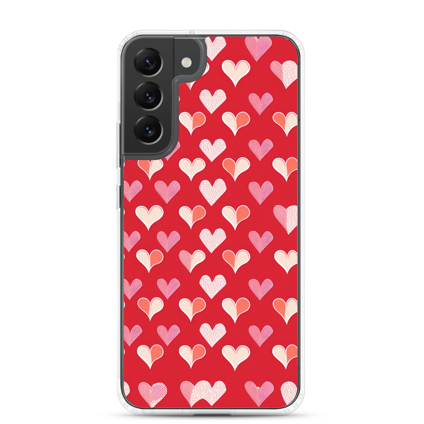 Samsung Case - Red and Pink Hearts