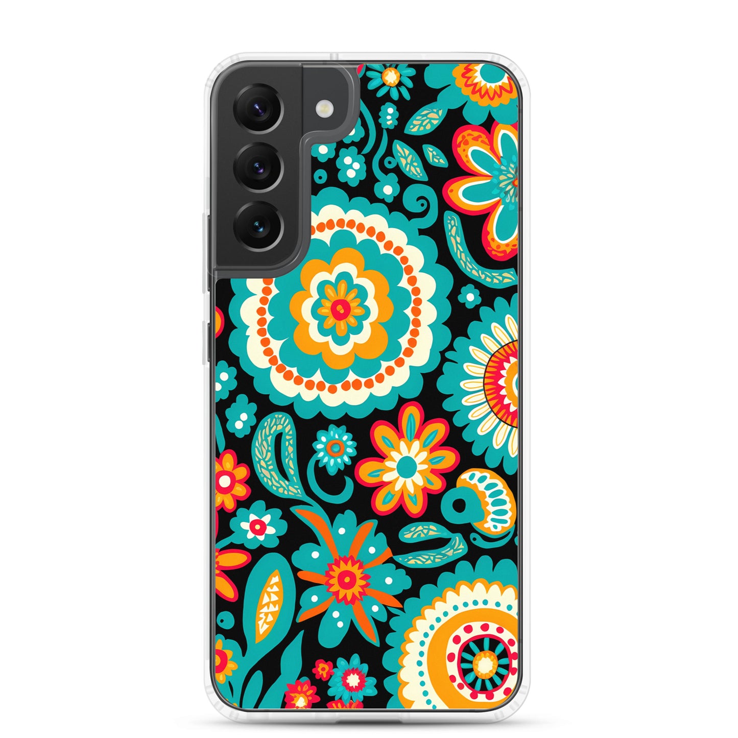 Samsung Case - Turquoise Floral