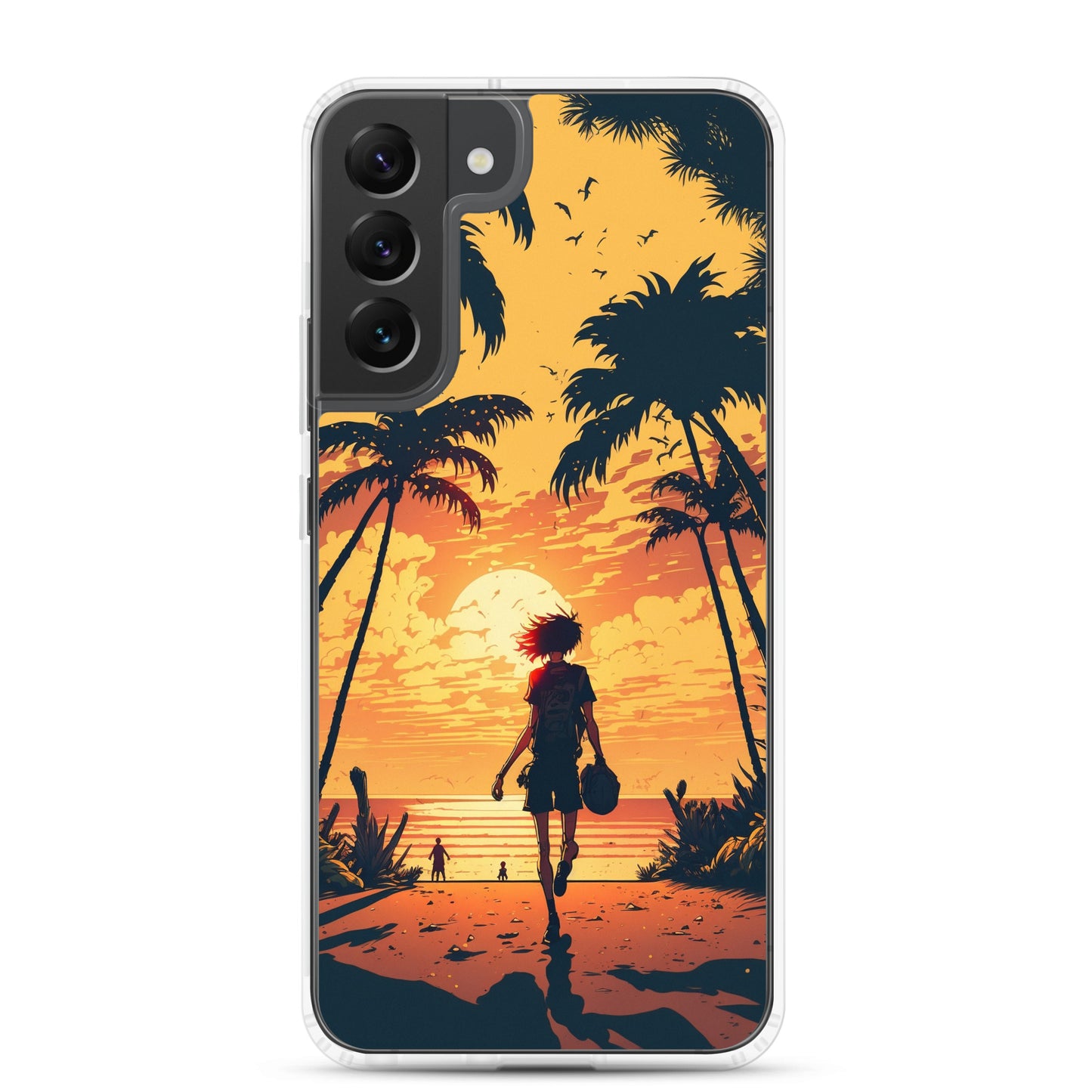 Samsung Case - Sunset Beachgoer