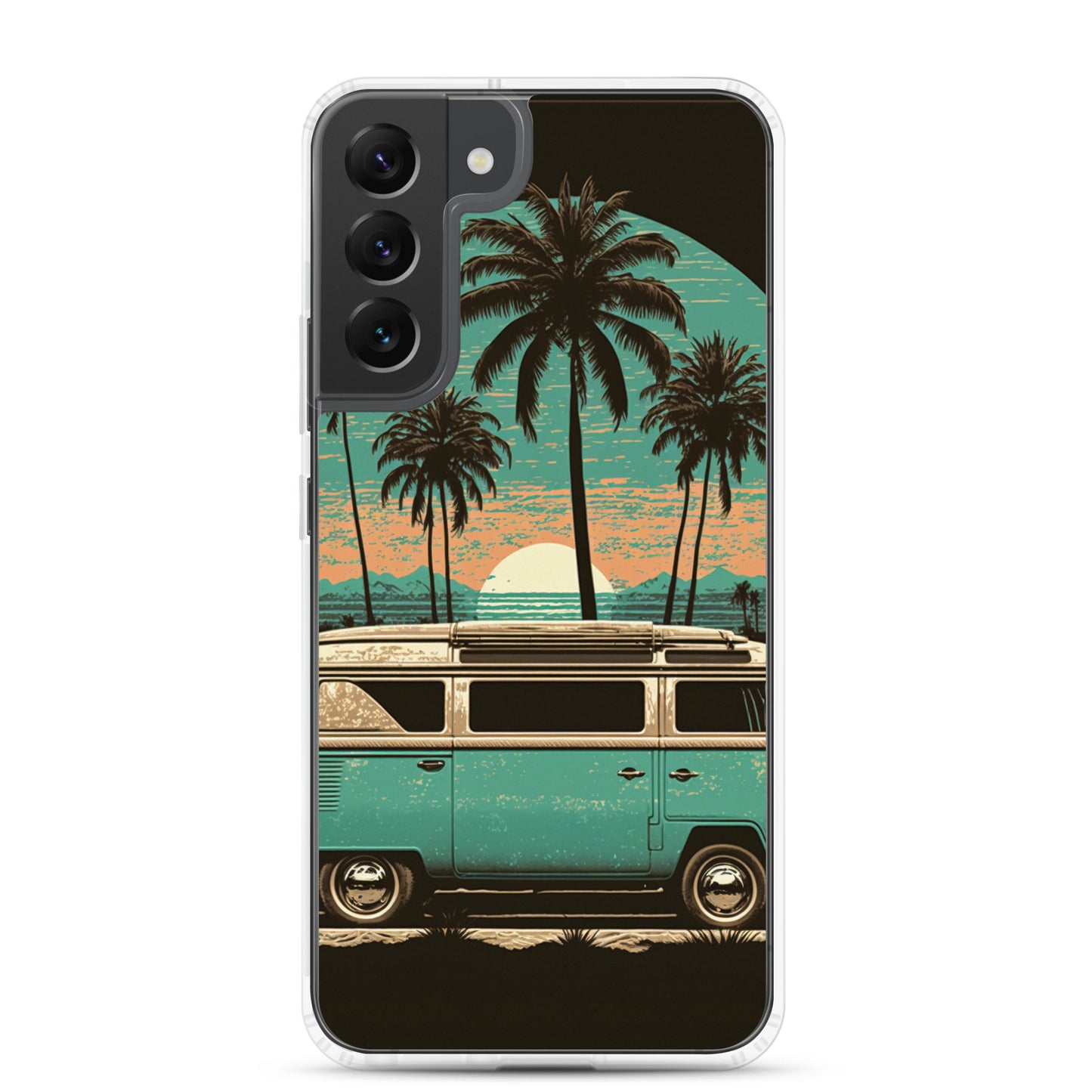 Samsung Case - Teal Beach Camper