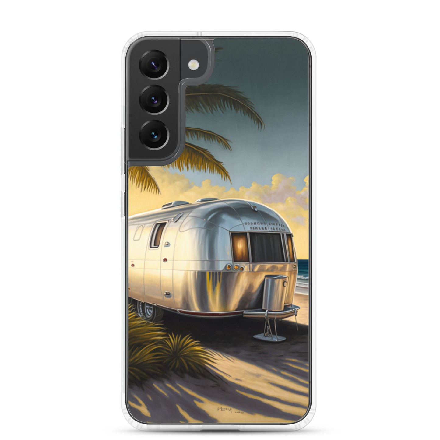 Samsung Case - Chrome Beach Camper