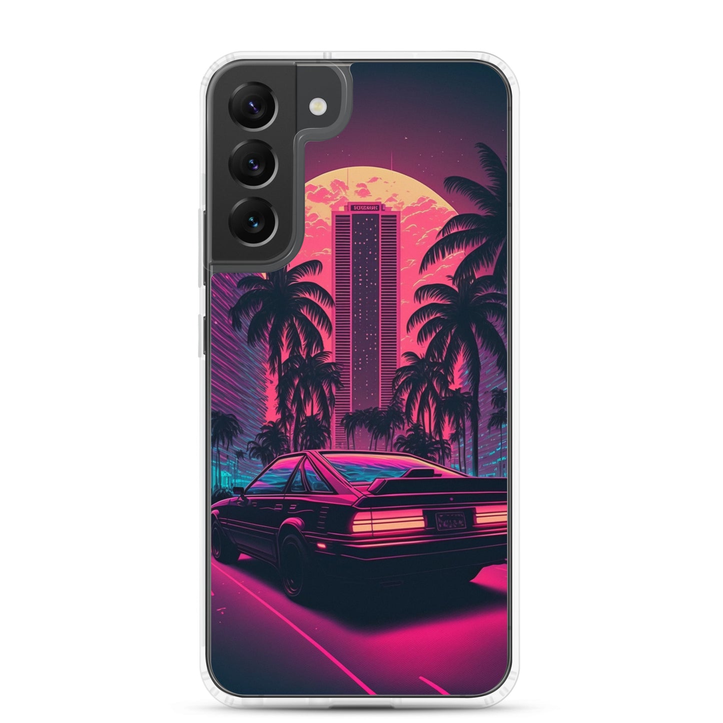 Samsung Case - Synthwave Miami Night