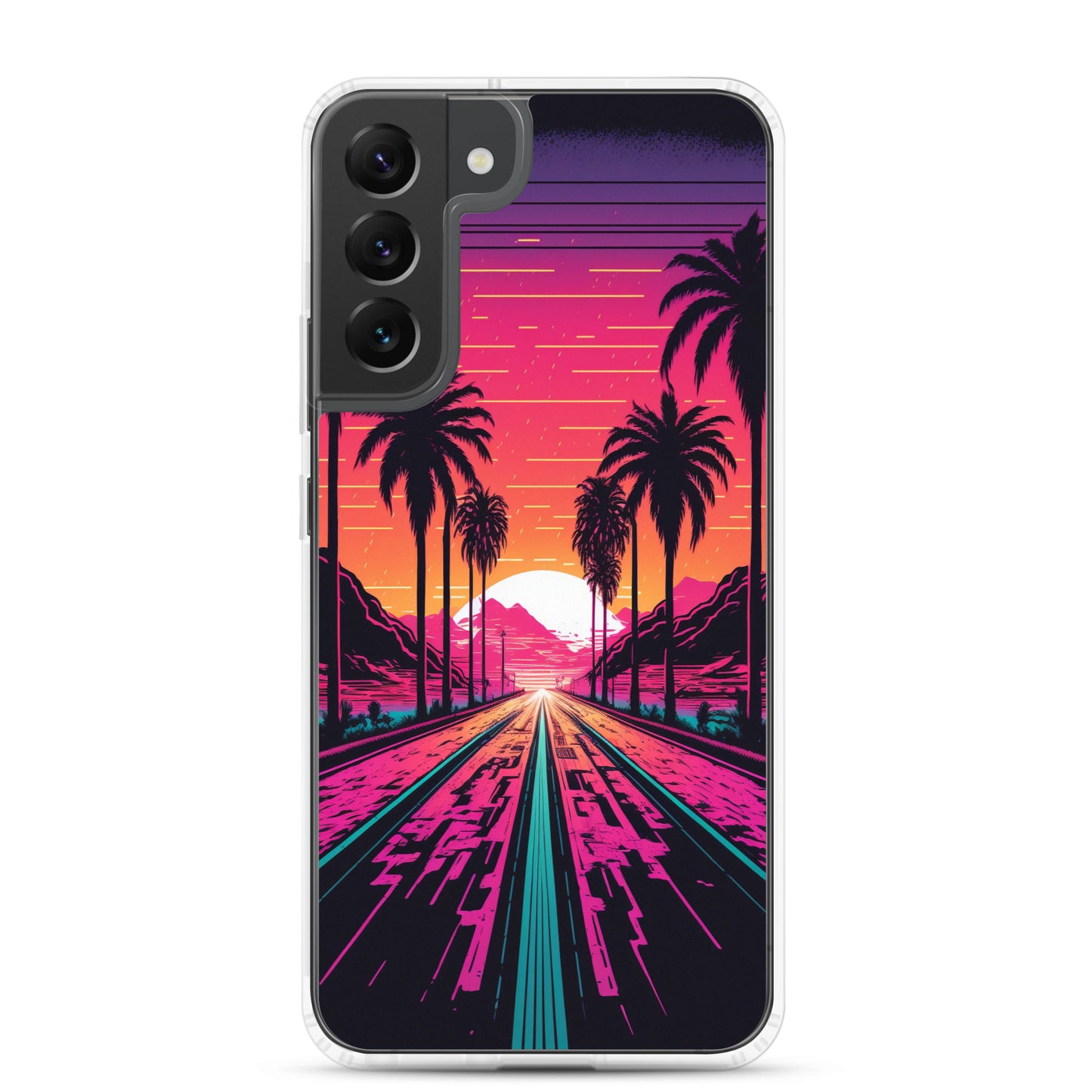 Samsung Case - Synthwave Digital Highway