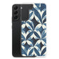 Samsung Case - Blue Leaf