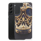 Samsung Case - Agate and Golden Skull