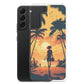 Samsung Case - Sunset Beachgoer