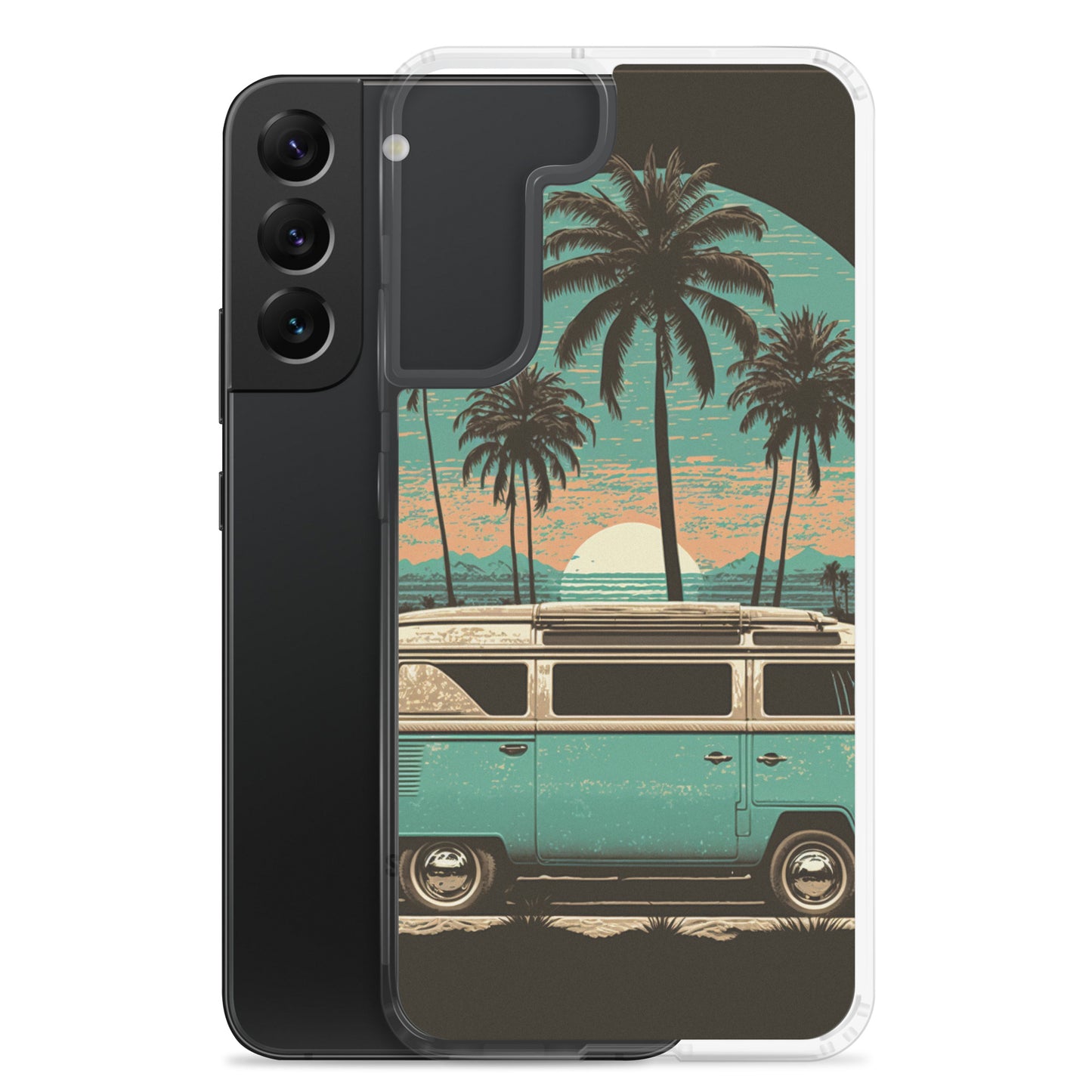 Samsung Case - Teal Beach Camper