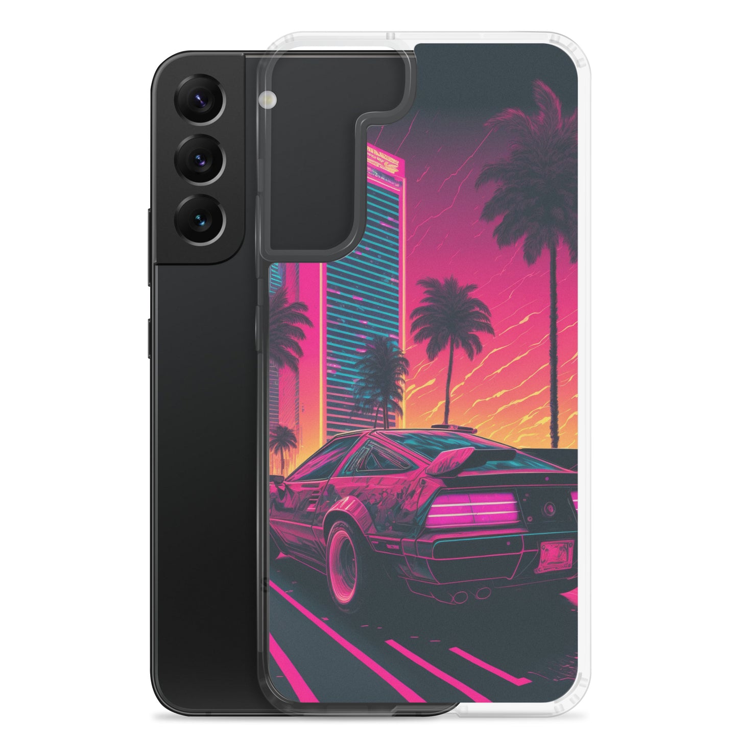 Samsung Case - Synthwave City Streets