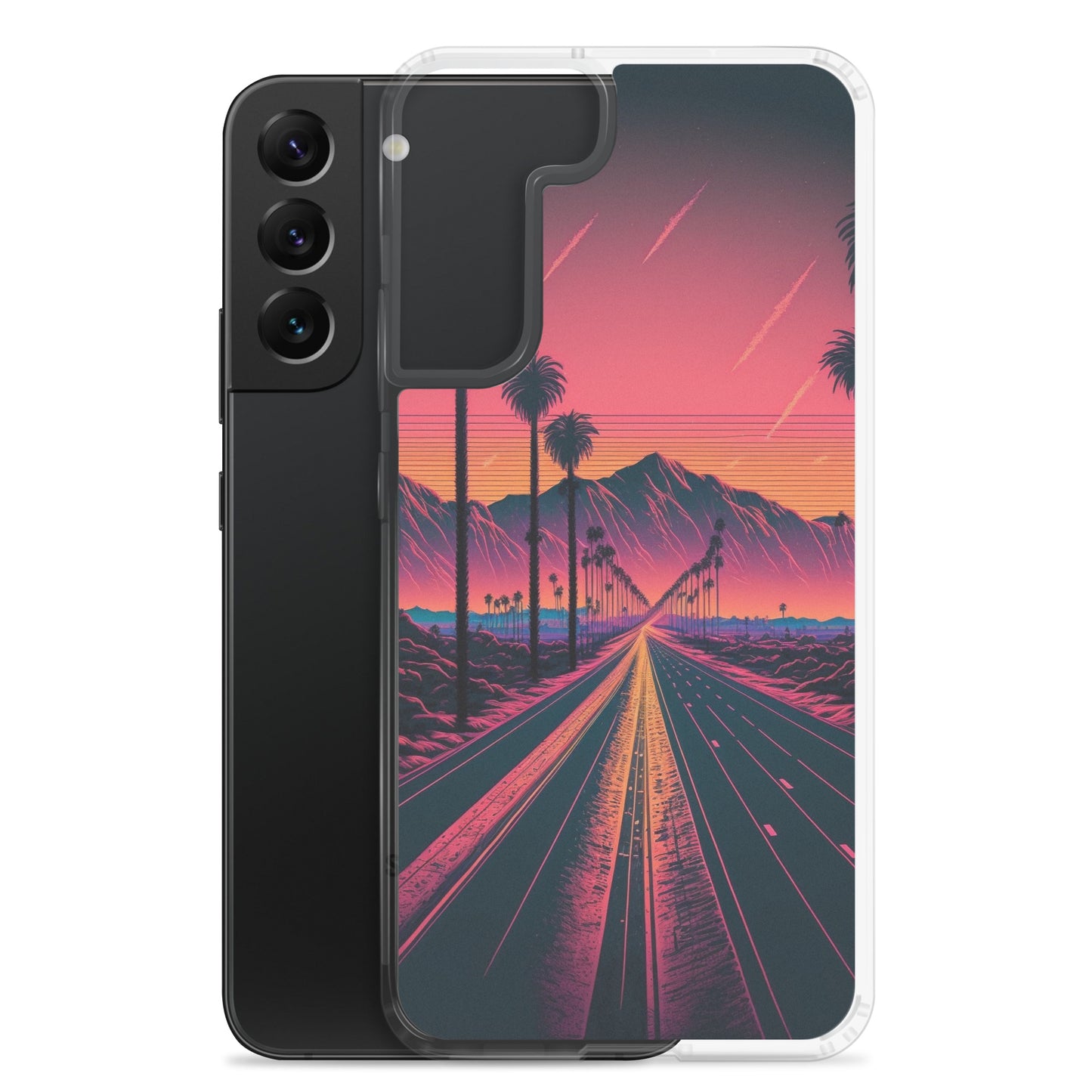 Samsung Case - Synthwave Desert Highway