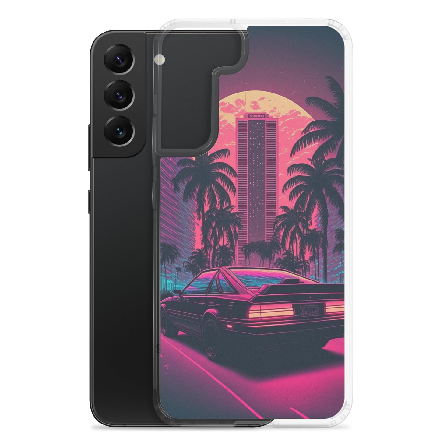 Samsung Case - Synthwave Miami Night