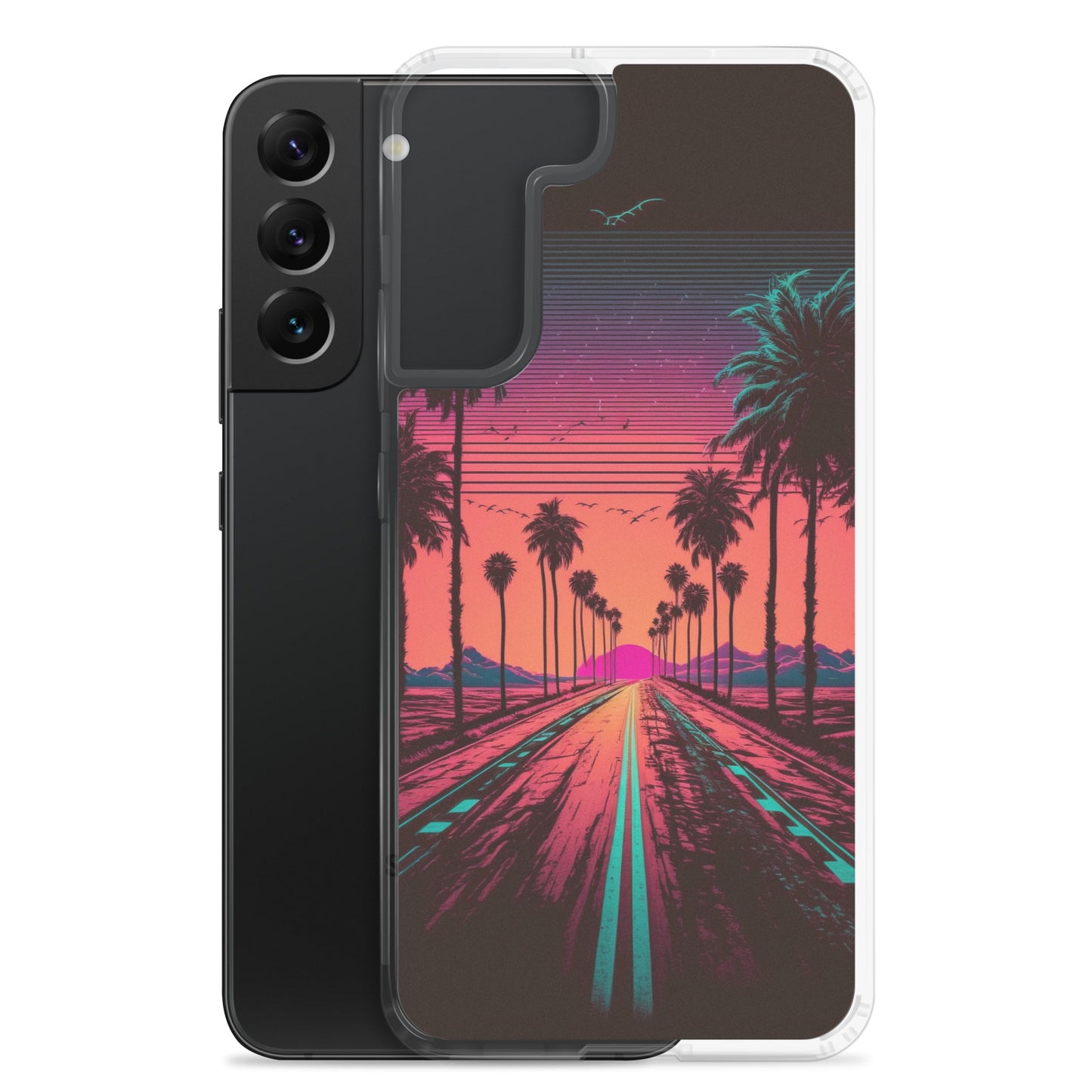 Samsung Case - Synthwave Open Road