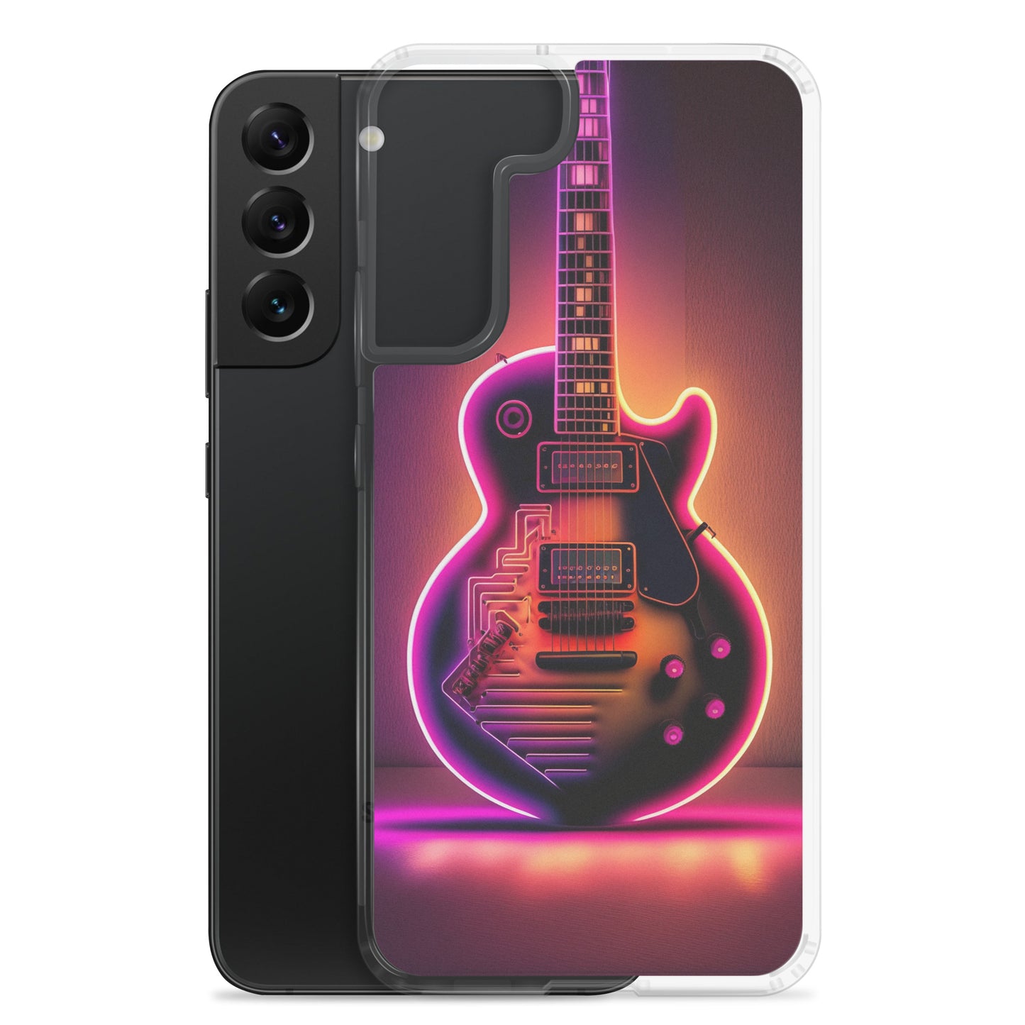 Samsung Case - Synthwave Electric Guitar