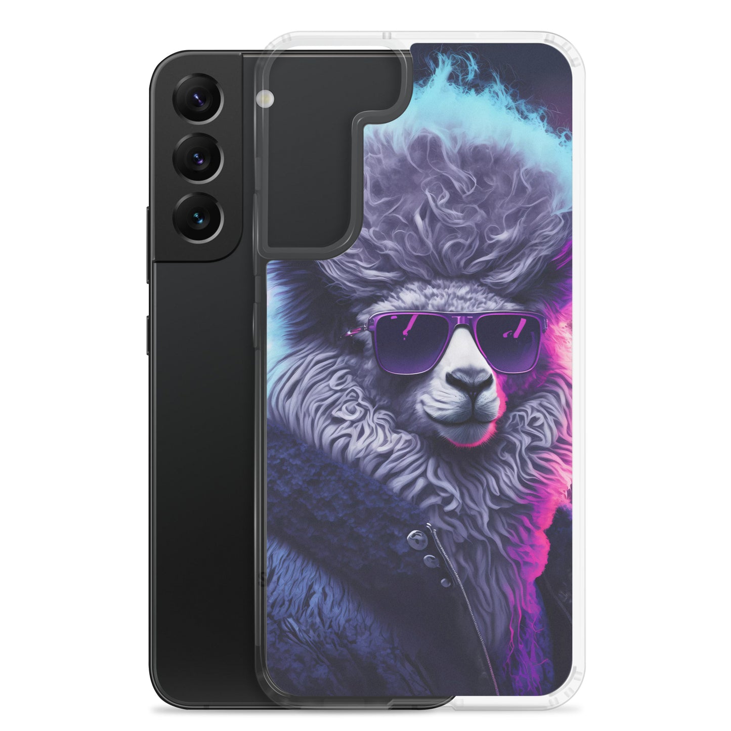 Samsung Case - Synthwave Punk Llama
