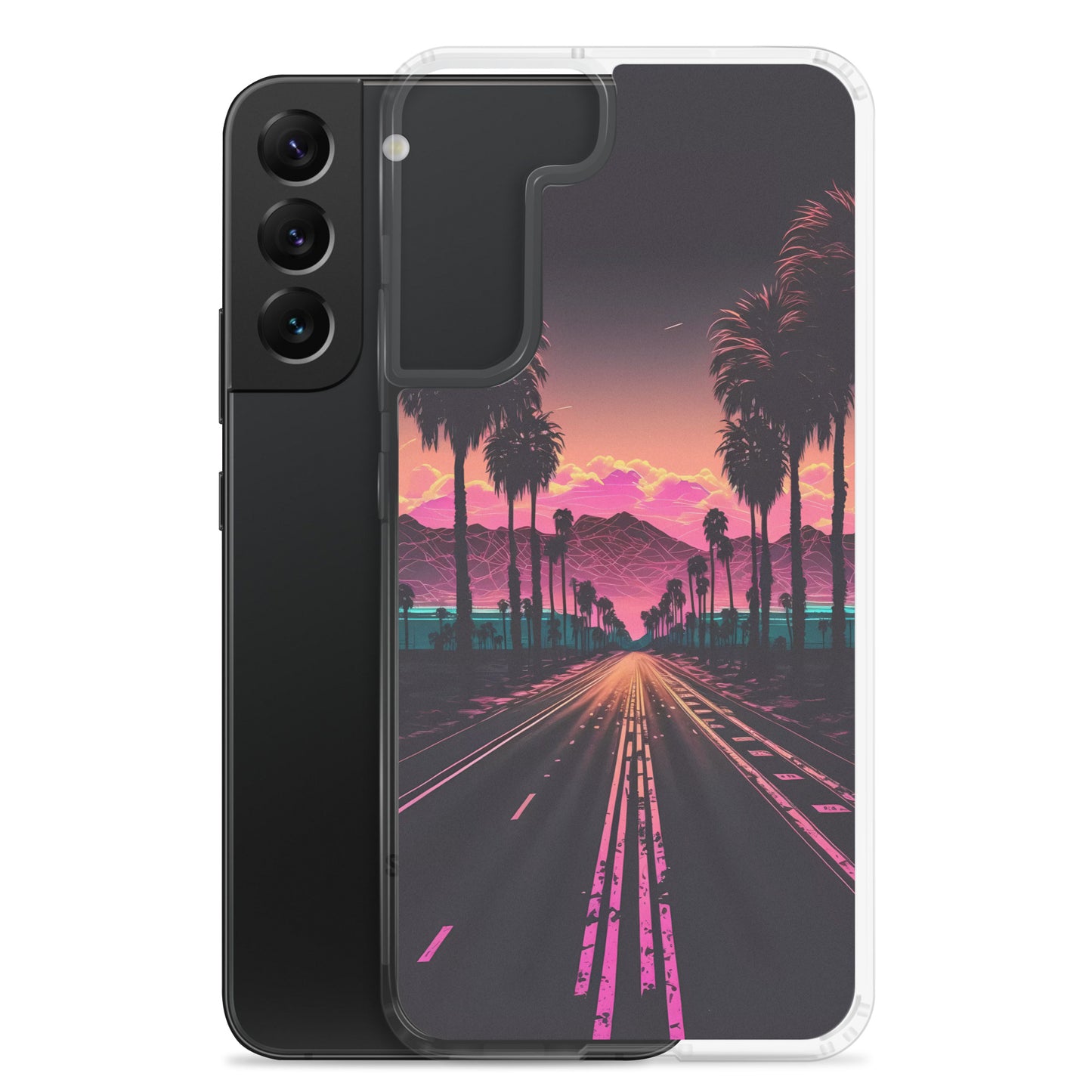 Samsung Case - Synthwave Highway