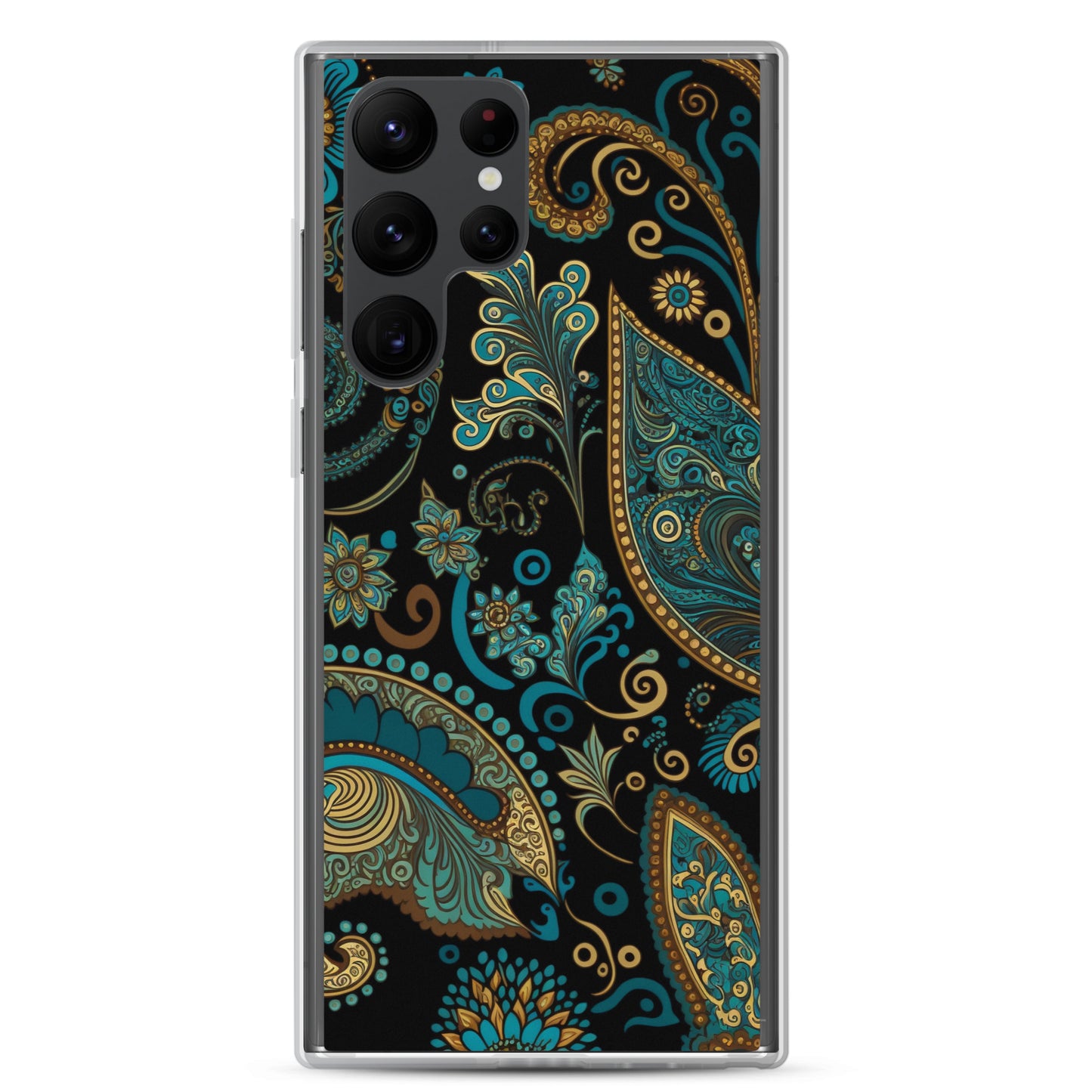 Samsung Case - Turquoise Paisley