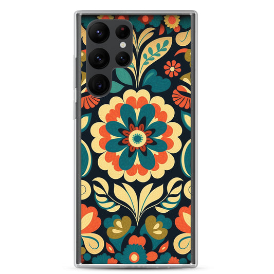 Samsung Case - Bright Floral Pattern