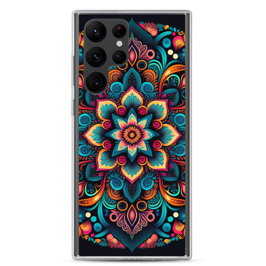 Samsung Case - Neon Mandala