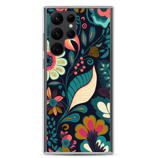 Samsung Case - Neon Floral
