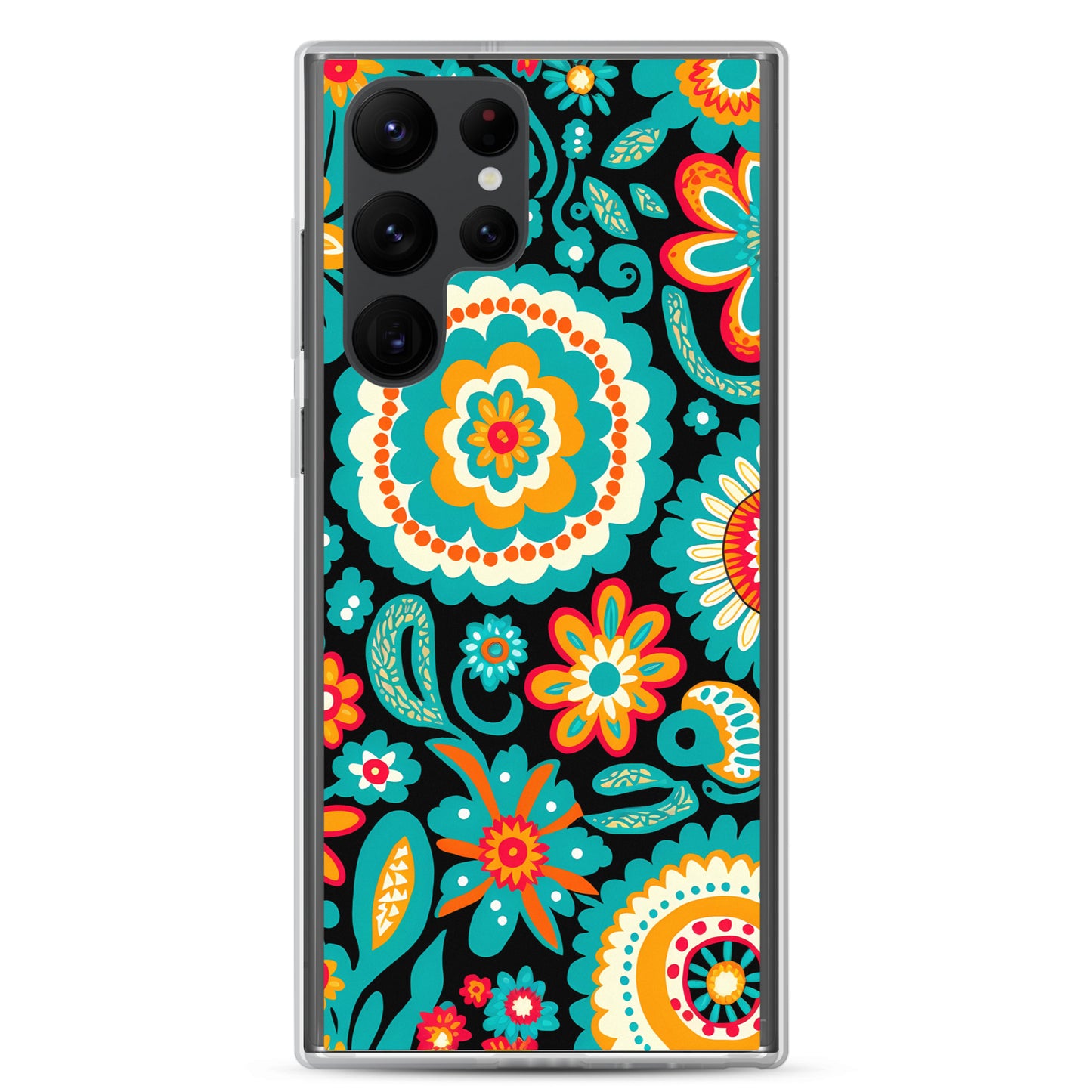 Samsung Case - Turquoise Floral